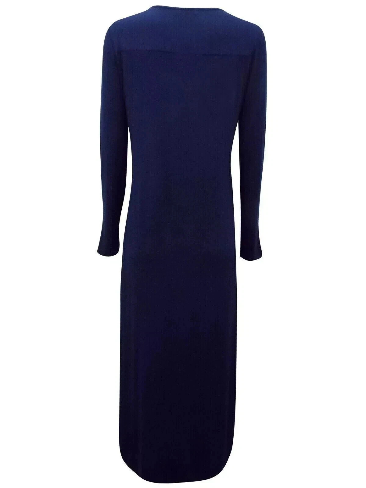First Avenue Women’s Navy Blue Contrast Panel Dip Hem Tunic