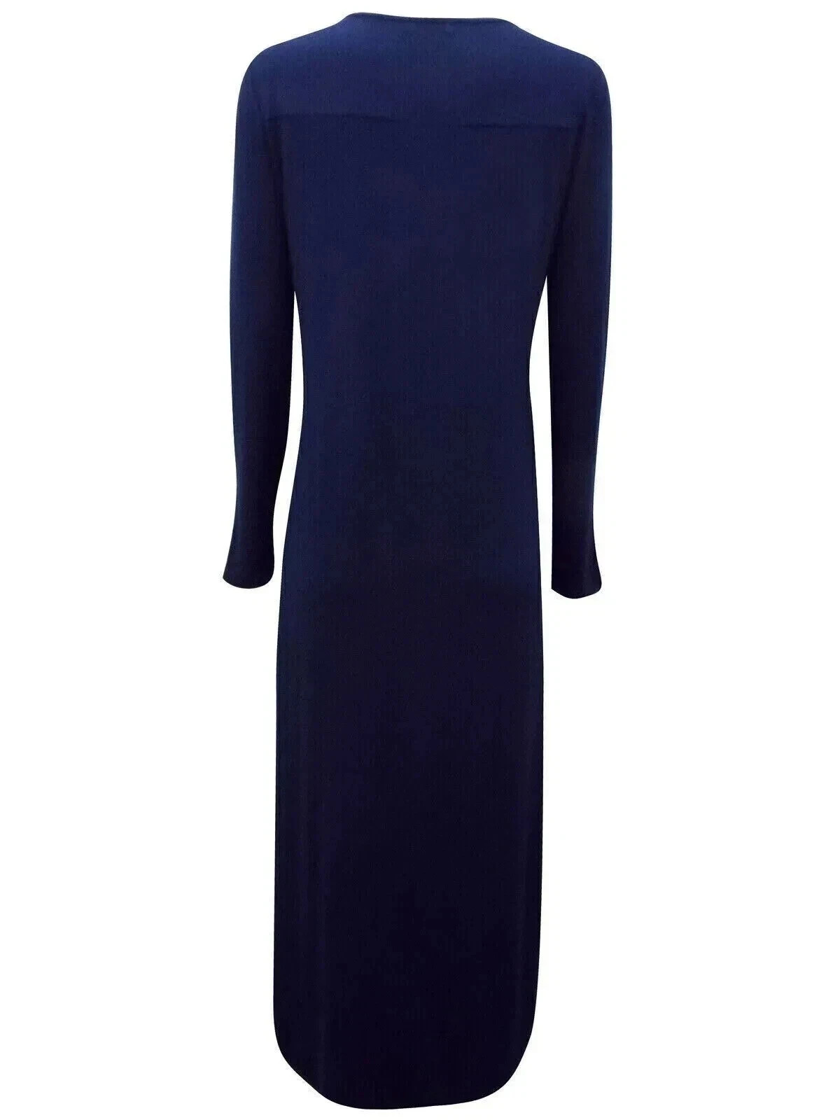 First Avenue Women’s Navy Blue Contrast Panel Dip Hem Tunic