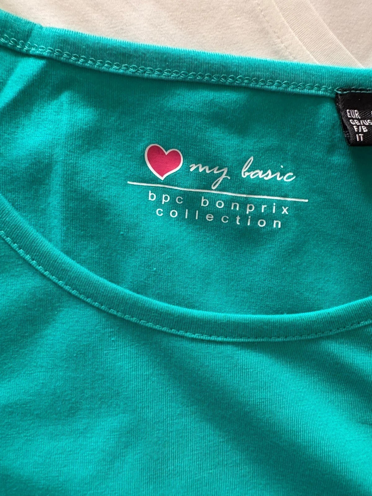 BPC Long Sleeve Cotton Jersey Top – Emerald Green