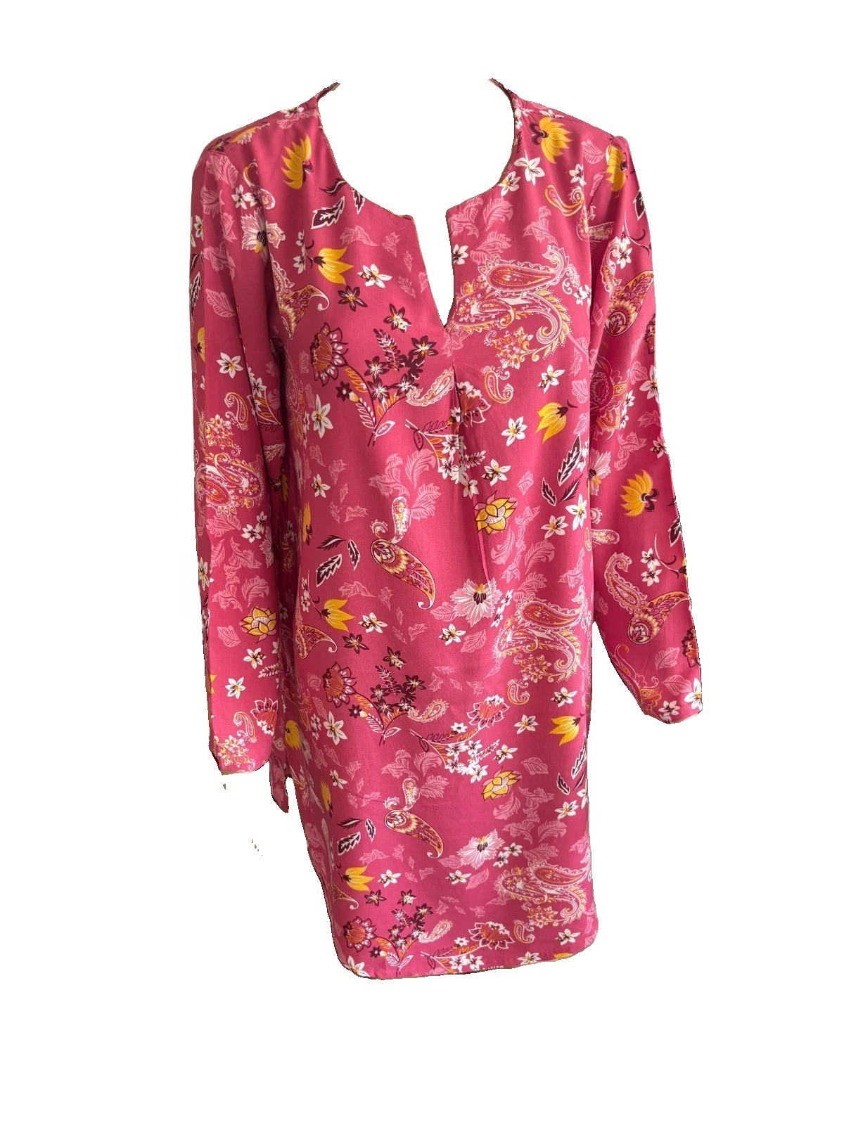Blancheporte Women’s Pink Floral Longline Tunic Top