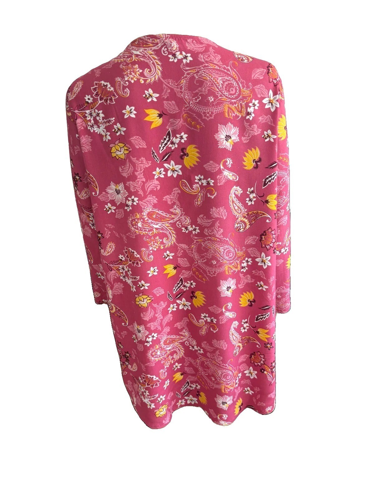 Blancheporte Women’s Pink Floral Longline Tunic Top