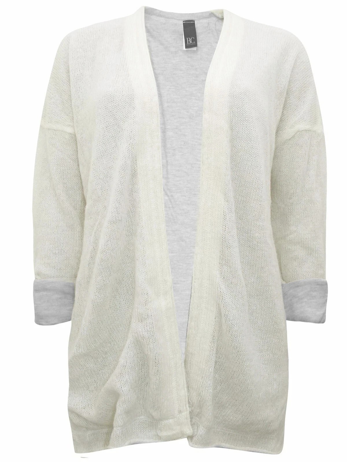 Best Connections Women’s Ivory Lightweight Open Front Cardigan